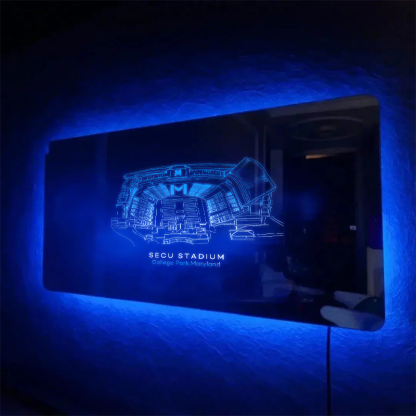 SECU Stadium Mirror Light-Gifts For Sports Lovers、Maryland Terrapins