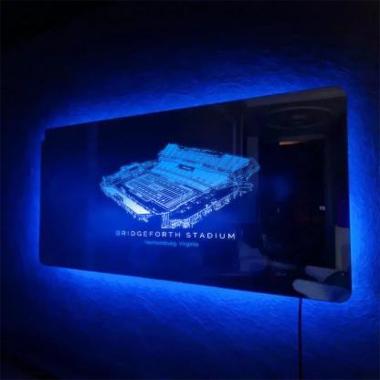 Bridgeforth Stadium Mirror Light-Gifts For Sports Lovers、James Madison Dukes
