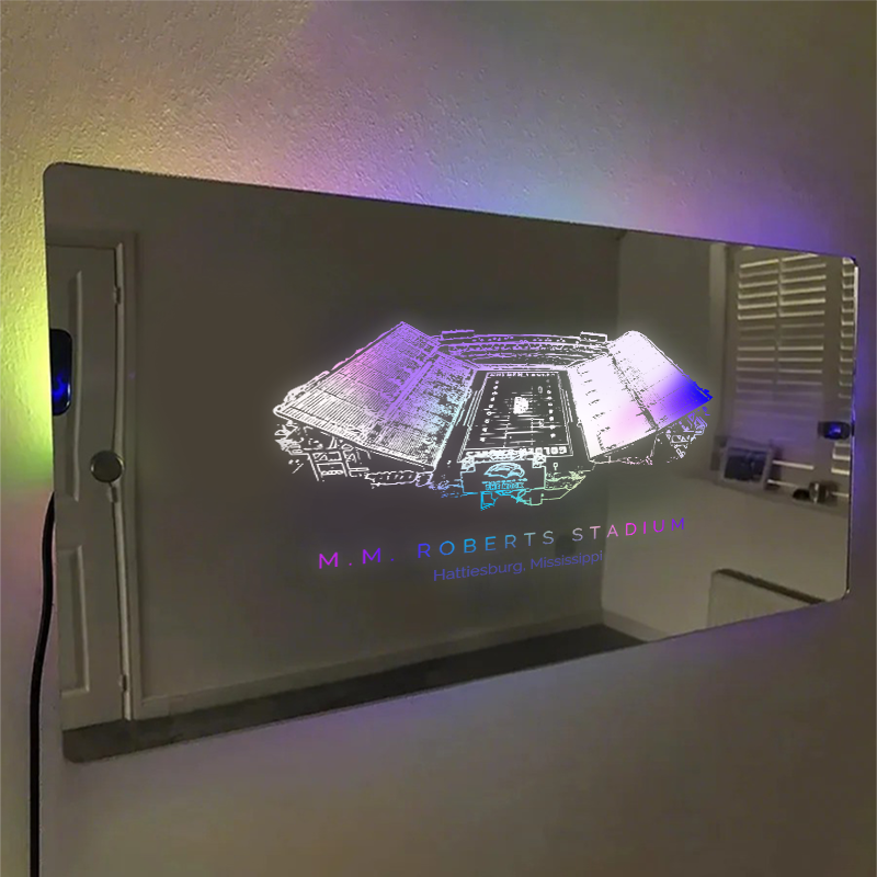 M. M. Roberts Stadium Mirror Light-Gifts For Sports LoversSouthern Miss Golden Eagles