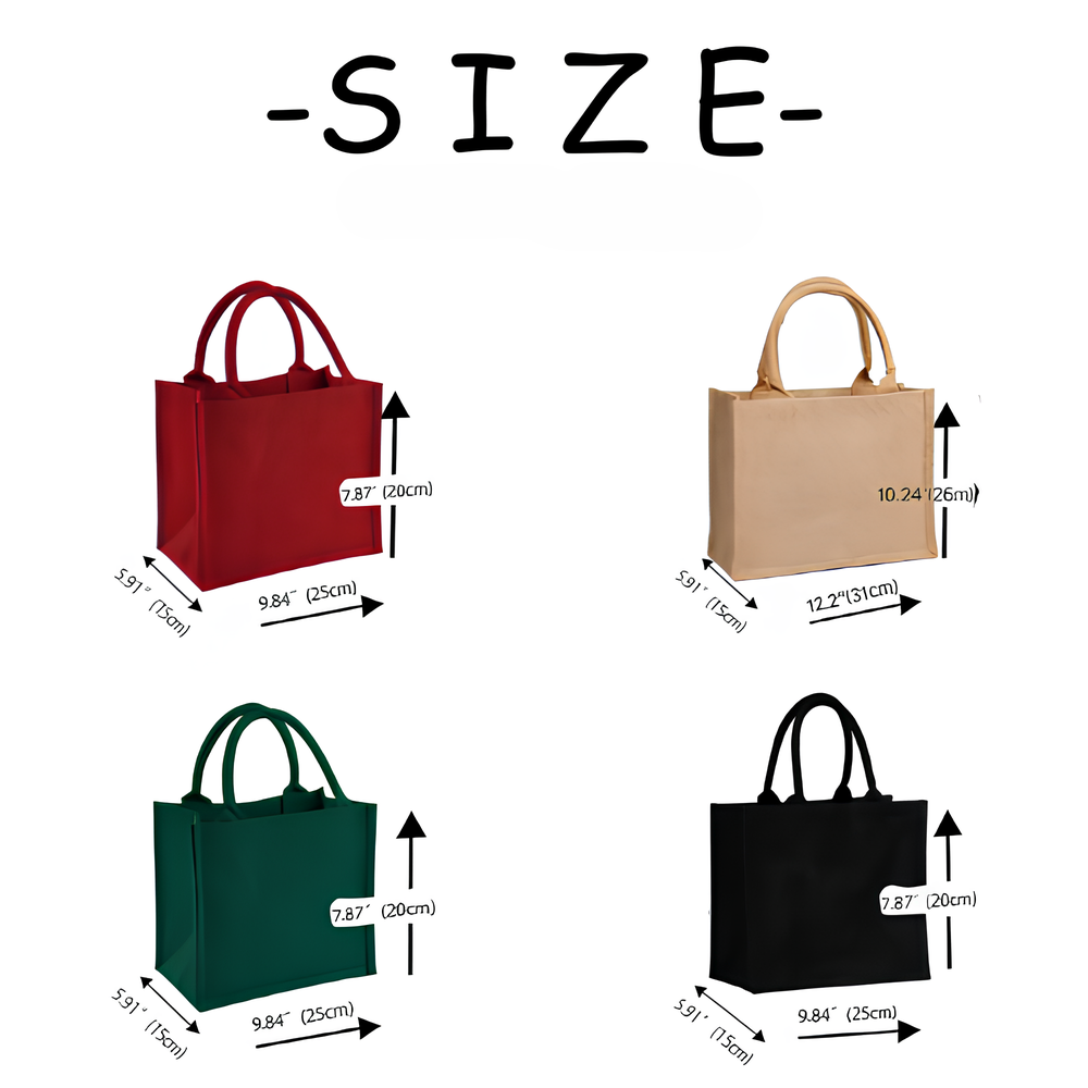 Custom Pet Photo Personalized Preppy Style Embroidered Christmas Gift Party Bags