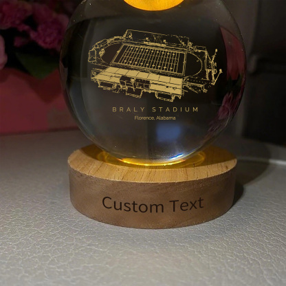 Braly Stadium 3D Spherical Crystal Ball Lamp