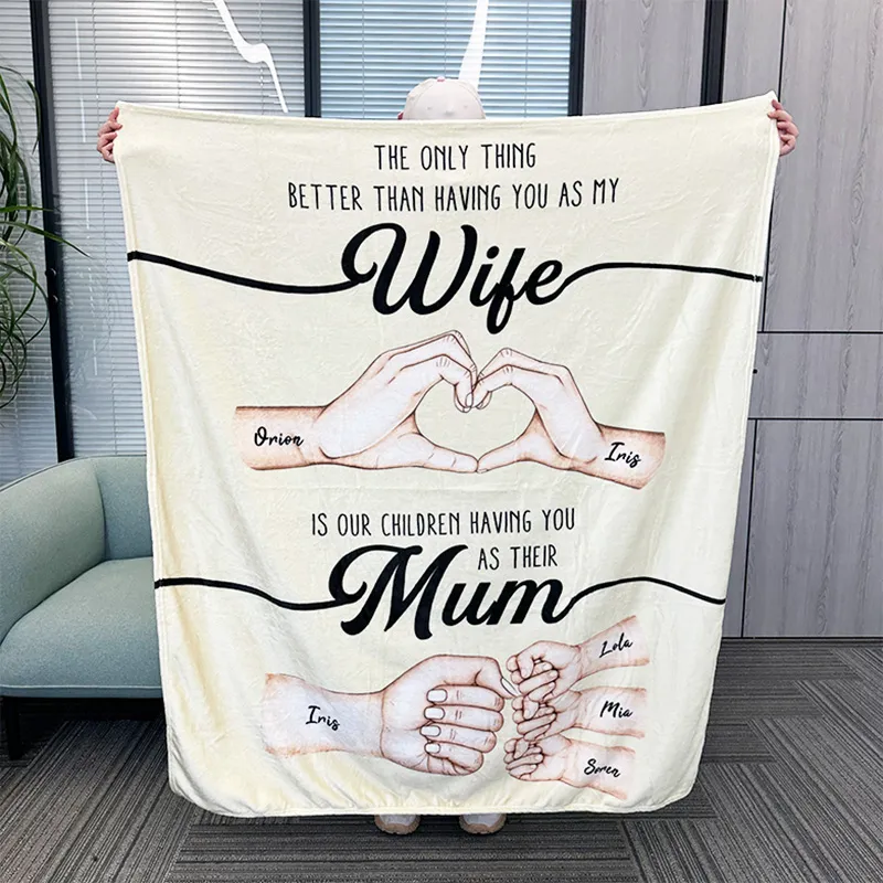 The Only Thing Better Than Having You As My Wife Blanket
