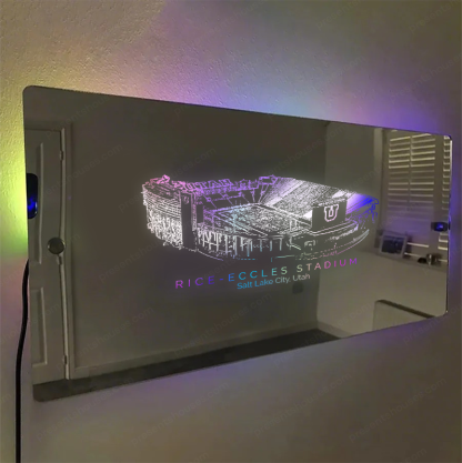 Rice–Eccles Stadium Mirror Light-Gifts For Sports Lovers