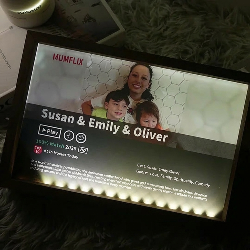 MOM/MUMFLIX Custom Mother’s Day Photo Light Frame