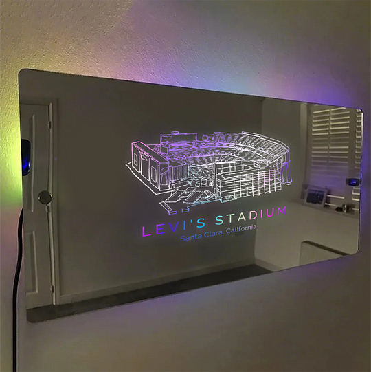 Levi's stadium Mirror Light-Gifts For Sports Lovers、California