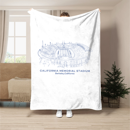 California Memorial Stadium- California Golden Bears football,College Football Blanket
