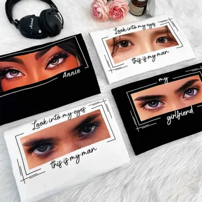 Unique Custom Eyes Shirt, Girlfriend Eyes Tee