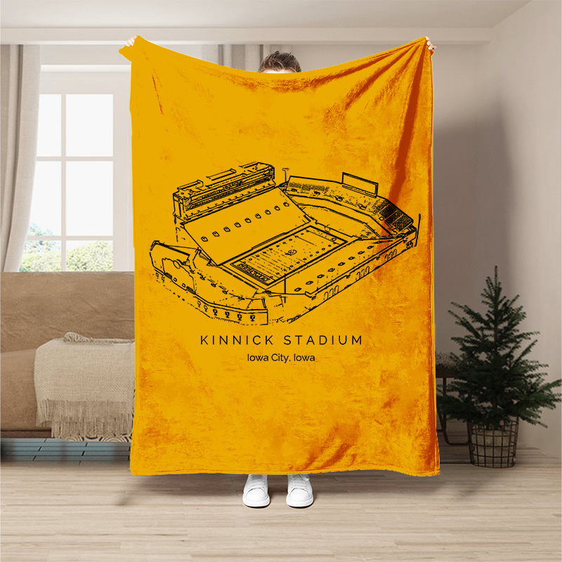Kinnick Stadium - Iowa Hawkeyes football, College Football Blanket