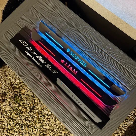 Customizable LED Kick Plates