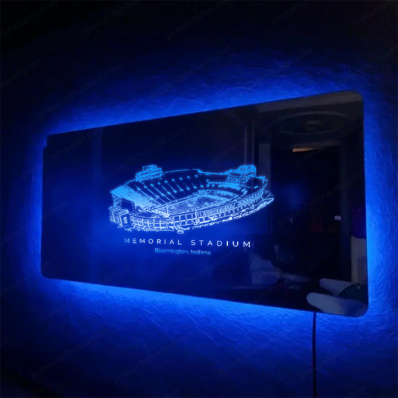 Memorial Stadium (Indiana) Stadium Mirror Light-Gifts For Sports Lovers