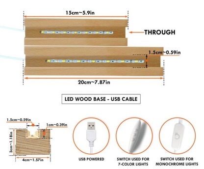 Custom Acrylic Birthday Flower Night Light Warm Gift For Mother's Day
