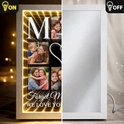 Custom Photo Infinity Mirror Light Box –  Love You Every Single Day LED Photo Lamp