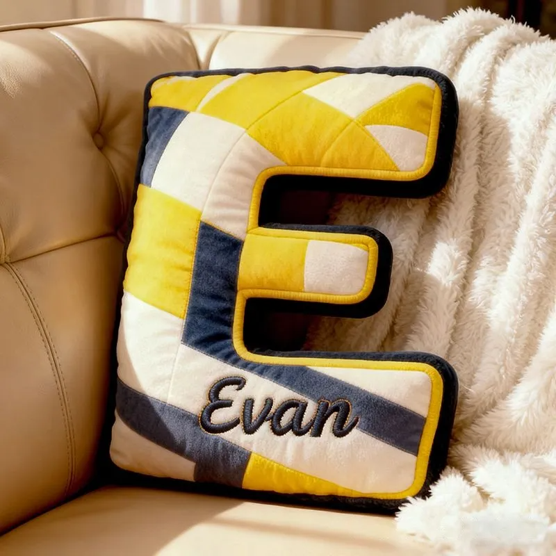 Custom Volleyball Letter-Shaped Christmas Pillow Specially Designed For Sports Fans