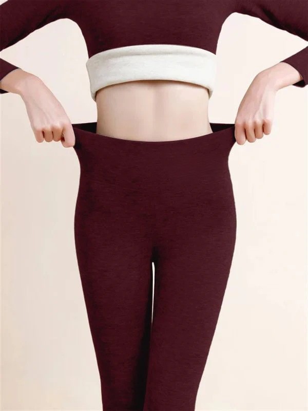 Women's Thermal Leggings with Fleece Lining | Tummy Control & Slimming