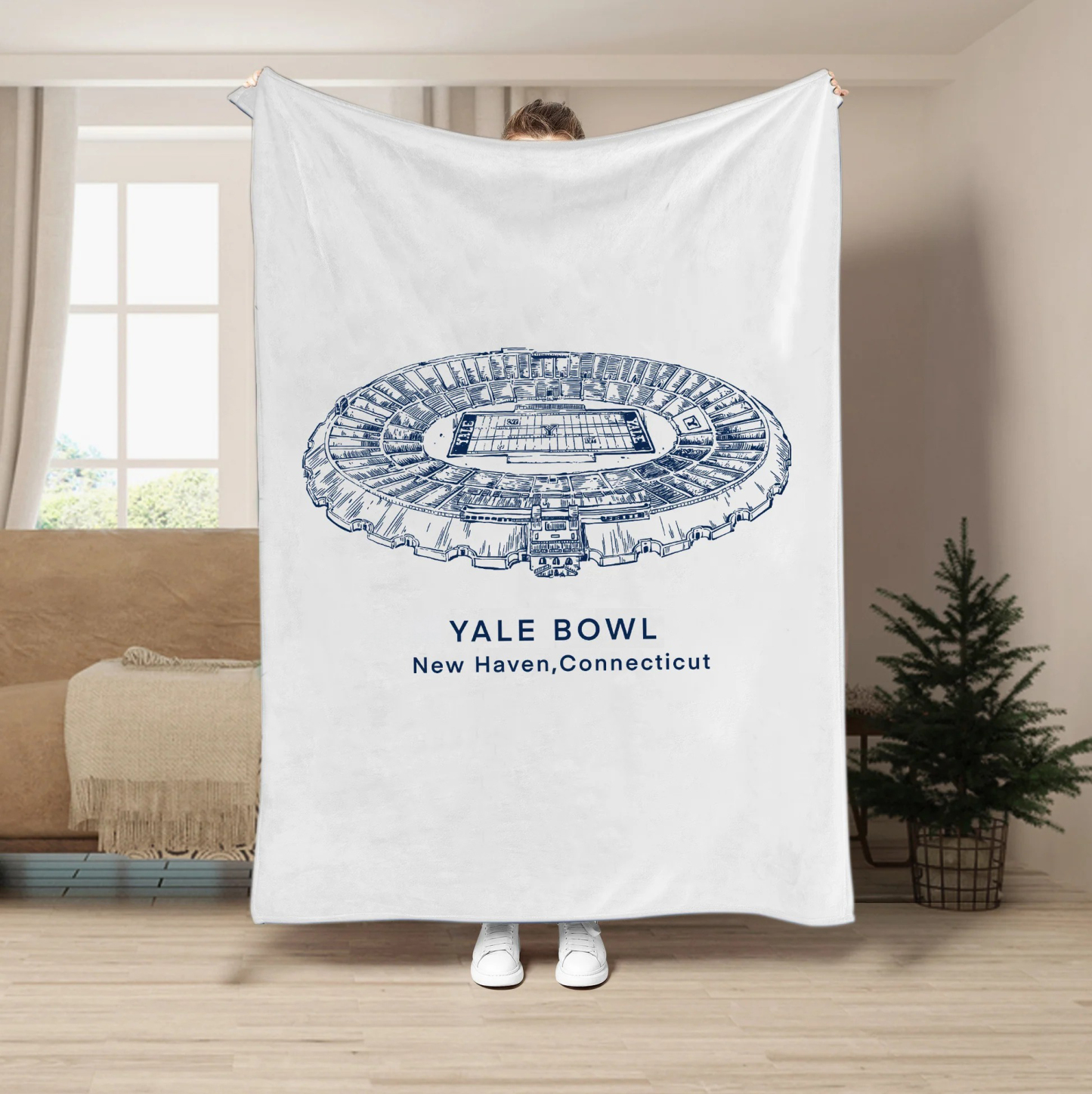 Yale Bowl Stadium - Yale Bulldogs football, College Football Blanket