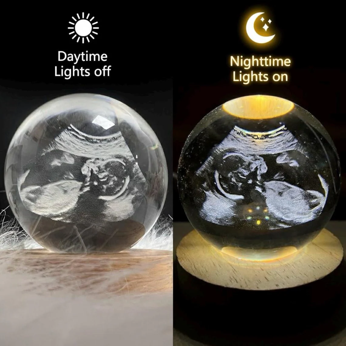 Crystal Sphere with Personalized Engraving