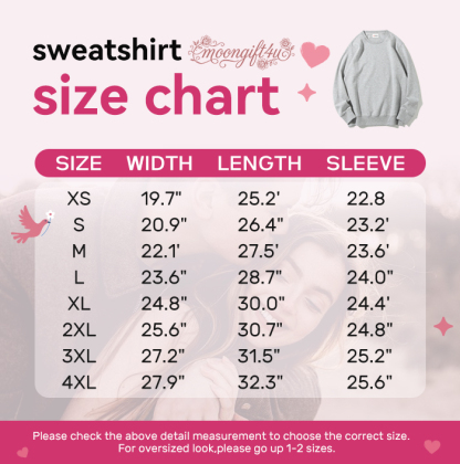 Custom Couple Photo Outline Center Embroidered T-Shirt Sweatshirt Hoodie