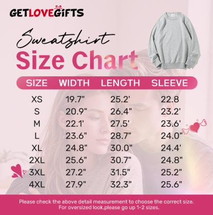 Custom Anniversary Gifts for Couples, Custom Embroidered Sweatshirt/Hoodie Matching Wedding Year for Him Her