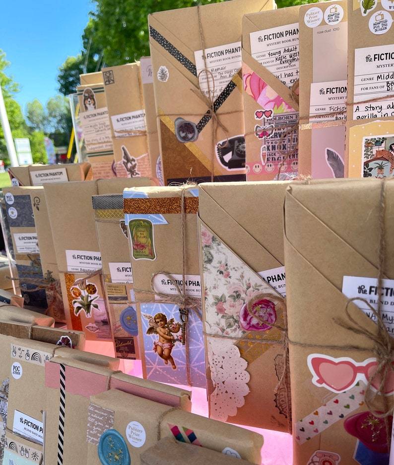 Blind Date With A Book Box - You Pick the Genre - Handpicked by a Bookseller - Book Lover Gift, Bookish Gift