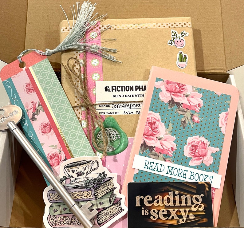 Blind Date With A Book Box - You Pick the Genre - Handpicked by a Bookseller - Book Lover Gift, Bookish Gift