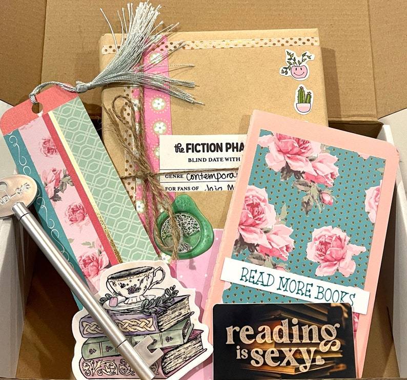 Blind Date With A Book Box - You Pick the Genre - Handpicked by a Bookseller - Book Lover Gift, Bookish Gift