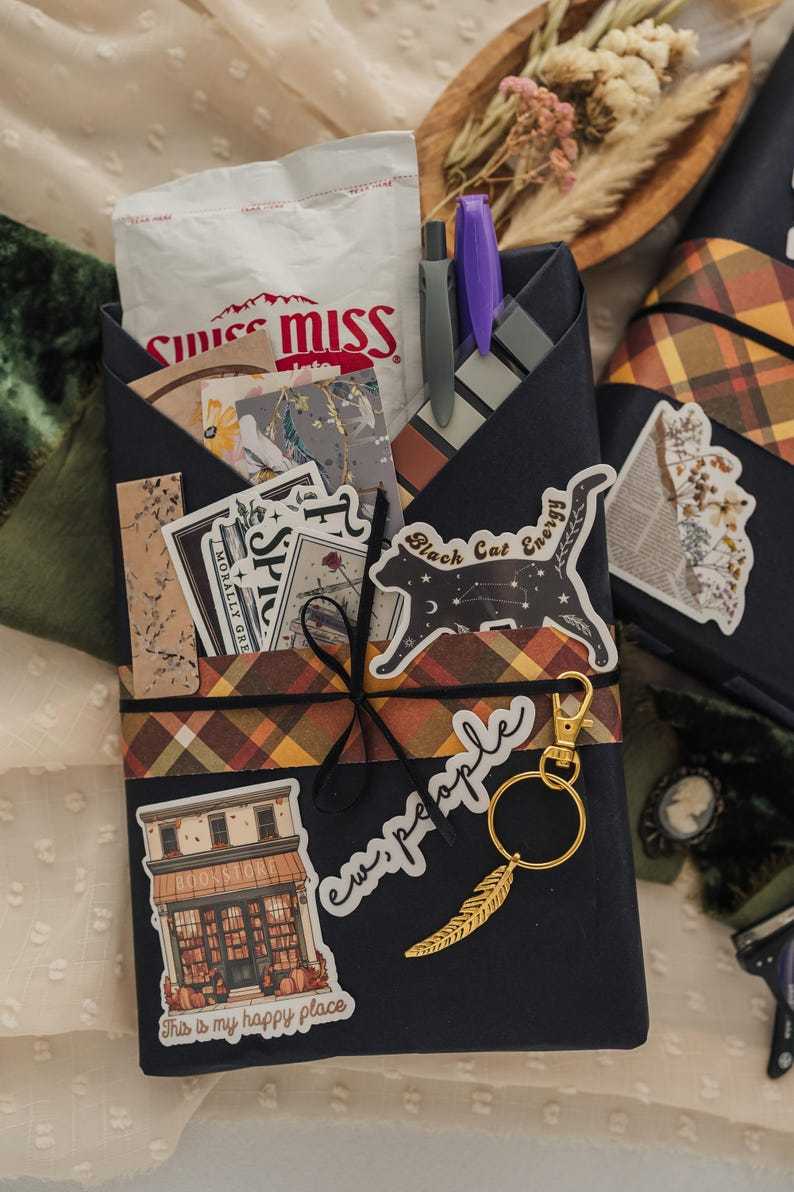 Blind Date With a Book, Fall Aesthetic, Personalized Bookish Gifts for Readers, Spooky Book Lover Gift, Dark Romance, Thriller, Booktok