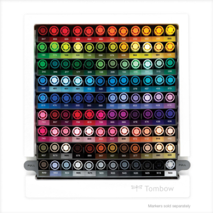 Marker Desktop Organizer With 108 Tomthtbow Dual Brush Pens