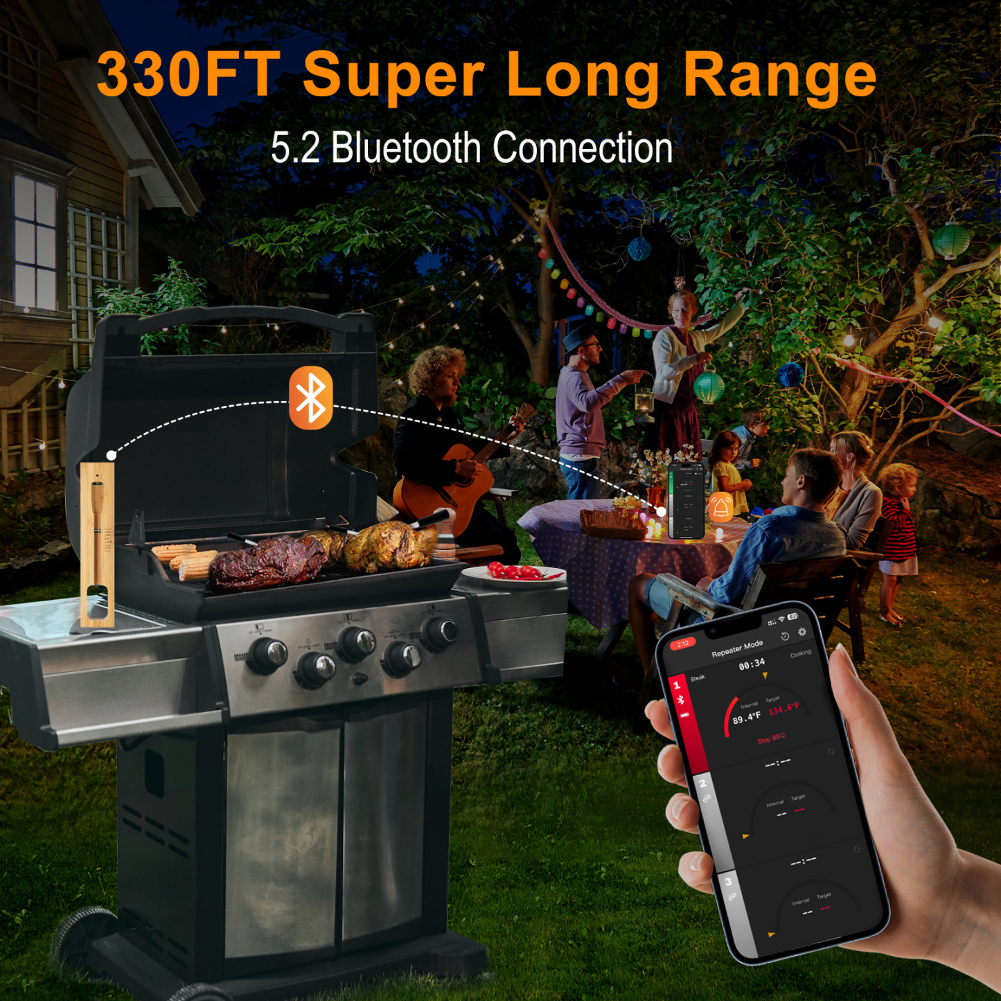 Bluetooth Wireless Meat Thermometer