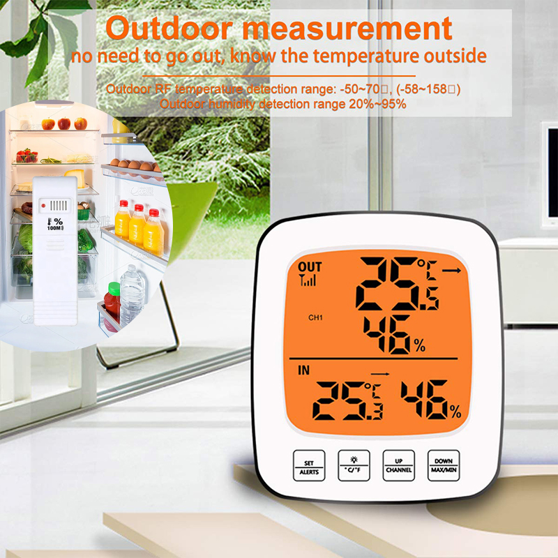 Large Ccreen High Definition Thermometer and Hygrometer