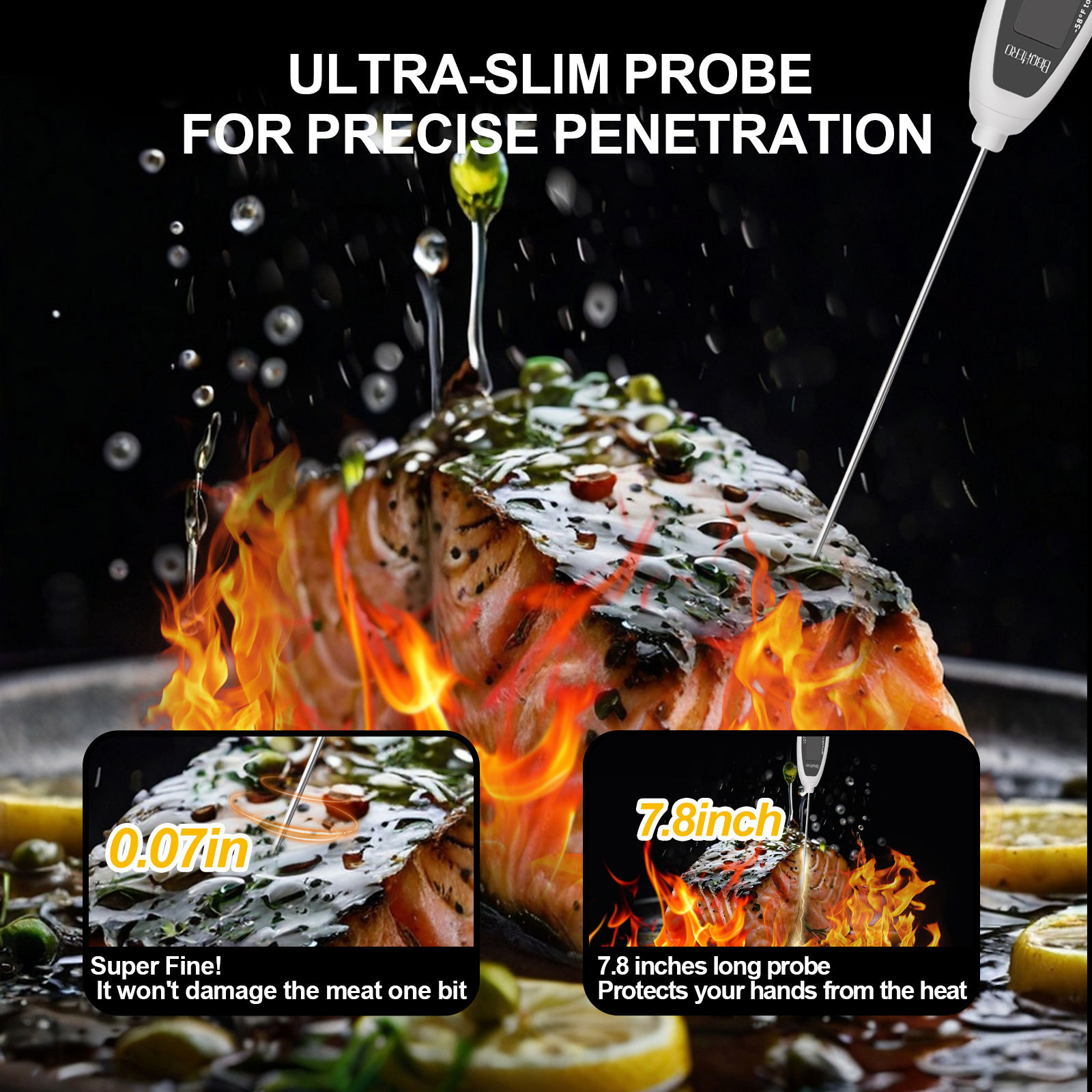 Instant Read Cooking Thermometer