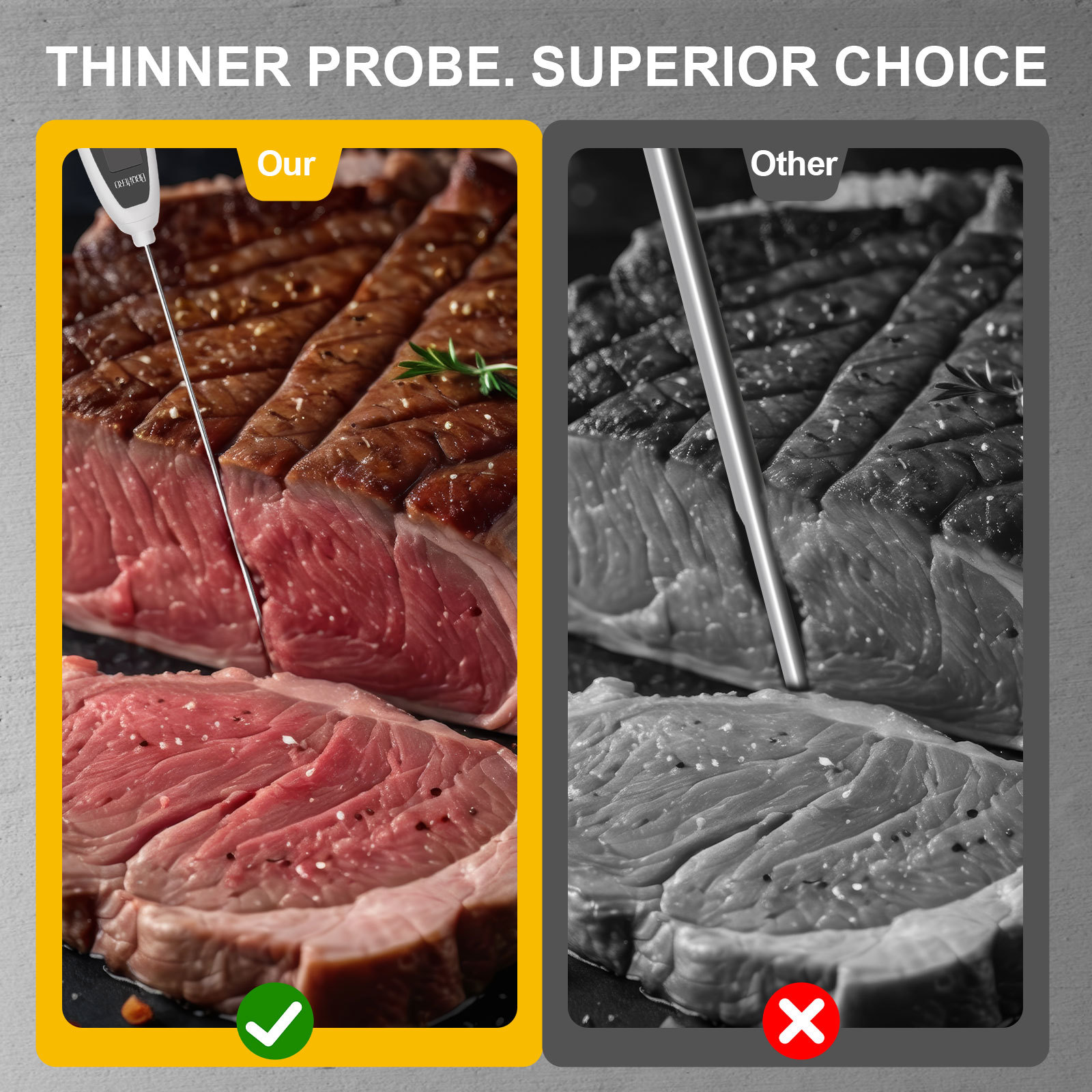 Instant Read Cooking Thermometer