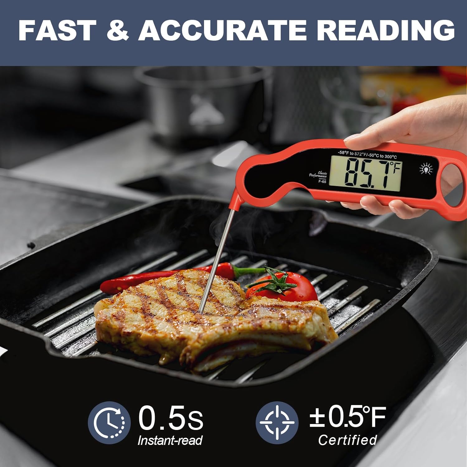 Instant Read Food Thermometer