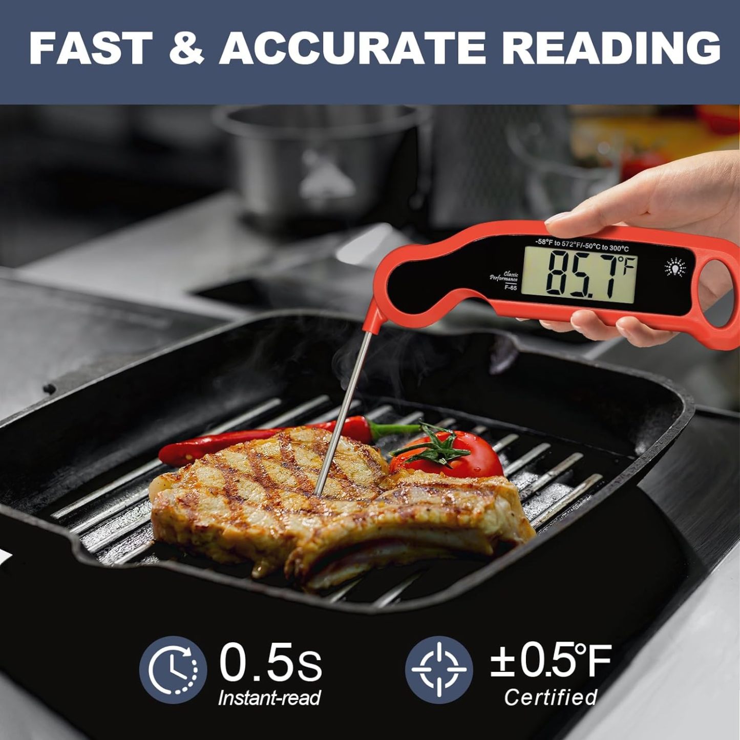 Instant Read Food Thermometer