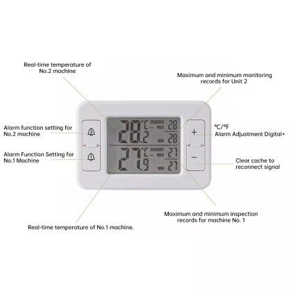 Digital Refrigerator Wireless Transmission Thermometer