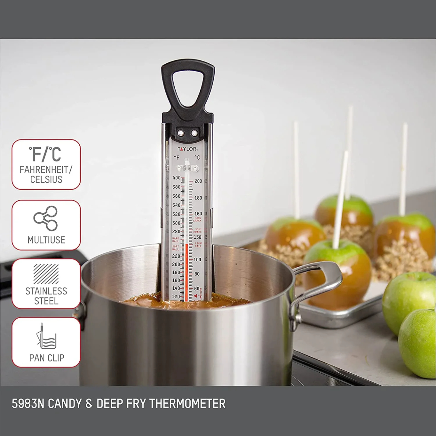 Stainless Steel 304 Candy Thermometer