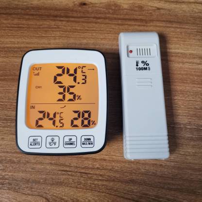 Large Ccreen High Definition Thermometer and Hygrometer