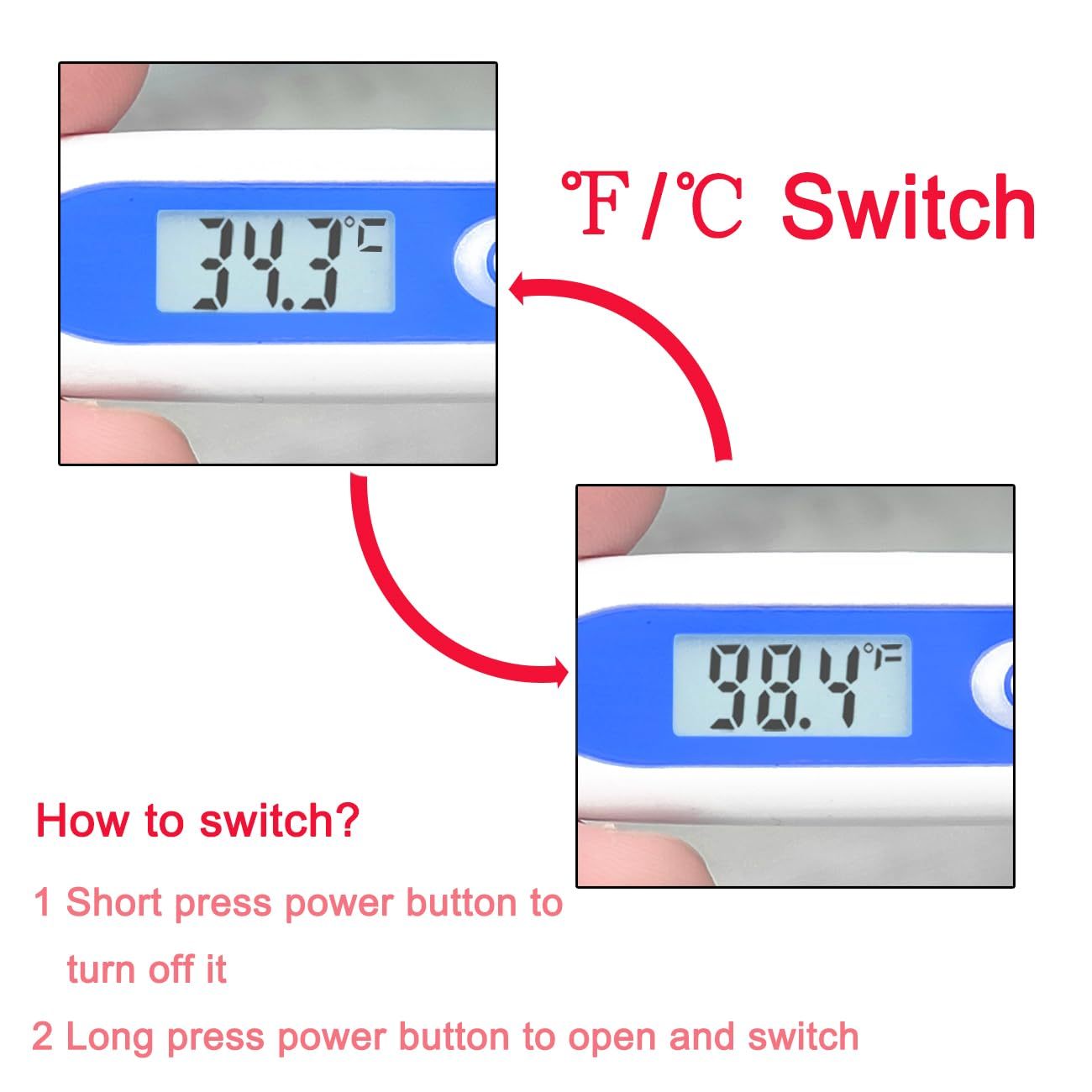 Flexible Tip Digital Thermometer