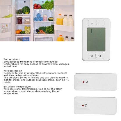 Digital Refrigerator Wireless Transmission Thermometer