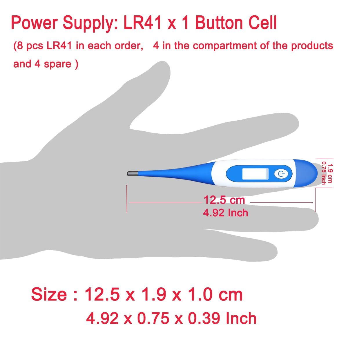 Flexible Tip Digital Thermometer