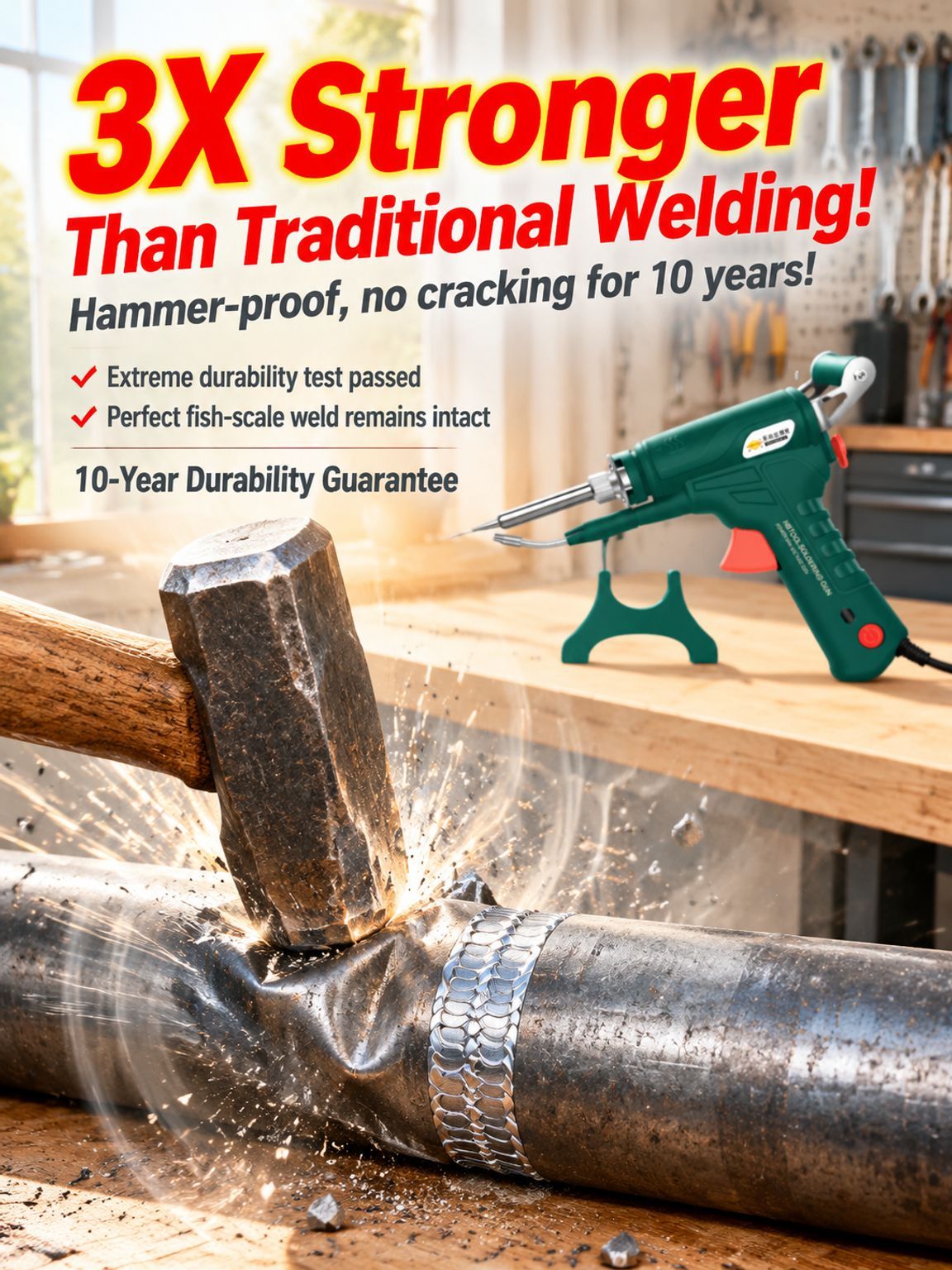 Portable 5-in-1 AI Laser Welding Gun: 3s Cutting, 5s Repair, 10s Rust Removal！