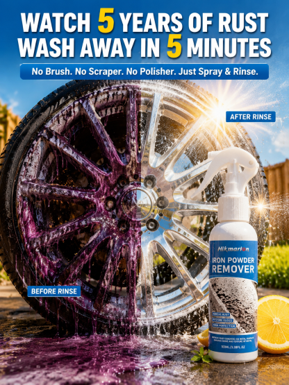 3-Second Rust Remover Spray, 50-Year Anti-Rust, Non-Toxic No Scrubbing