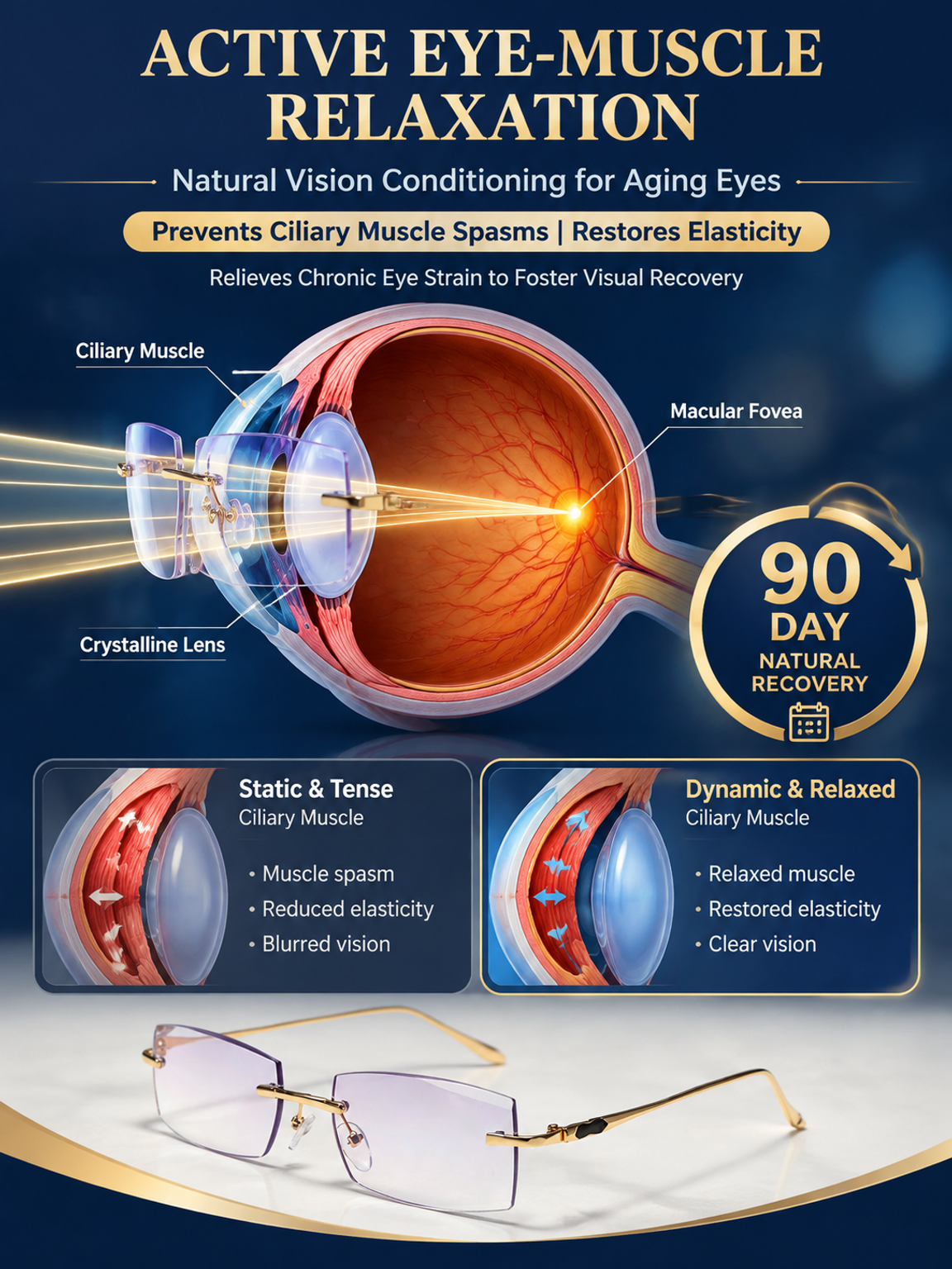 Ditch the extra pairs: Real-time, auto-focus smart glasses that adapt to your vision instantly.