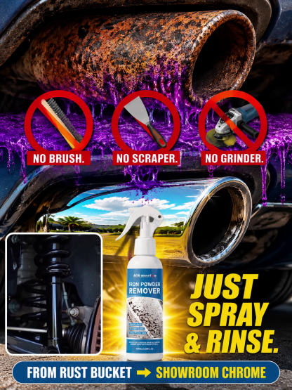3-Second Rust Remover Spray, 50-Year Anti-Rust, Non-Toxic No Scrubbing