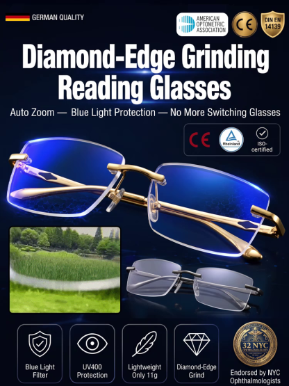 Ditch the extra pairs: Real-time, auto-focus smart glasses that adapt to your vision instantly.