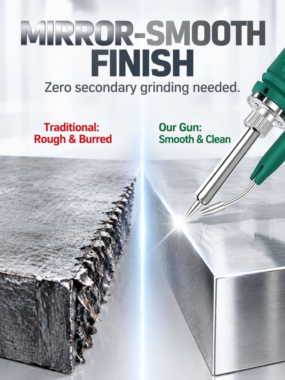 Portable 5-in-1 AI Laser Welding Gun: 3s Cutting, 5s Repair, 10s Rust Removal！
