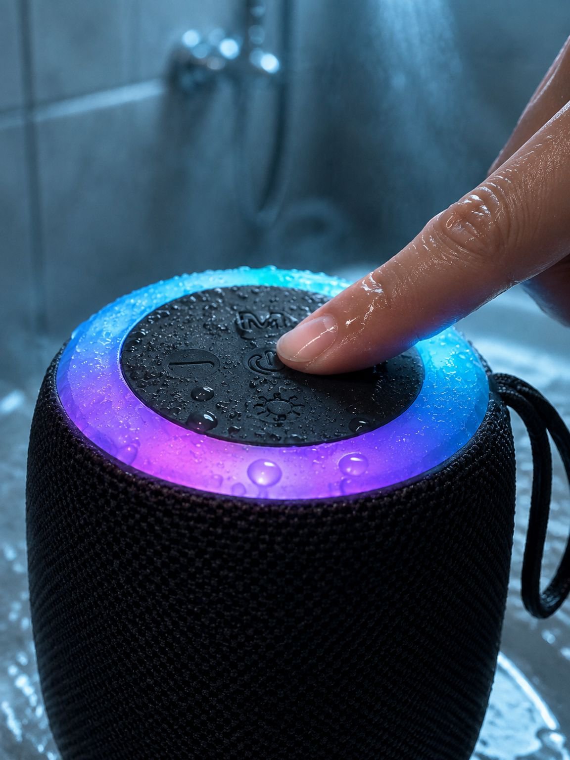 Outdoor mini speaker with Bluetooth connectivity