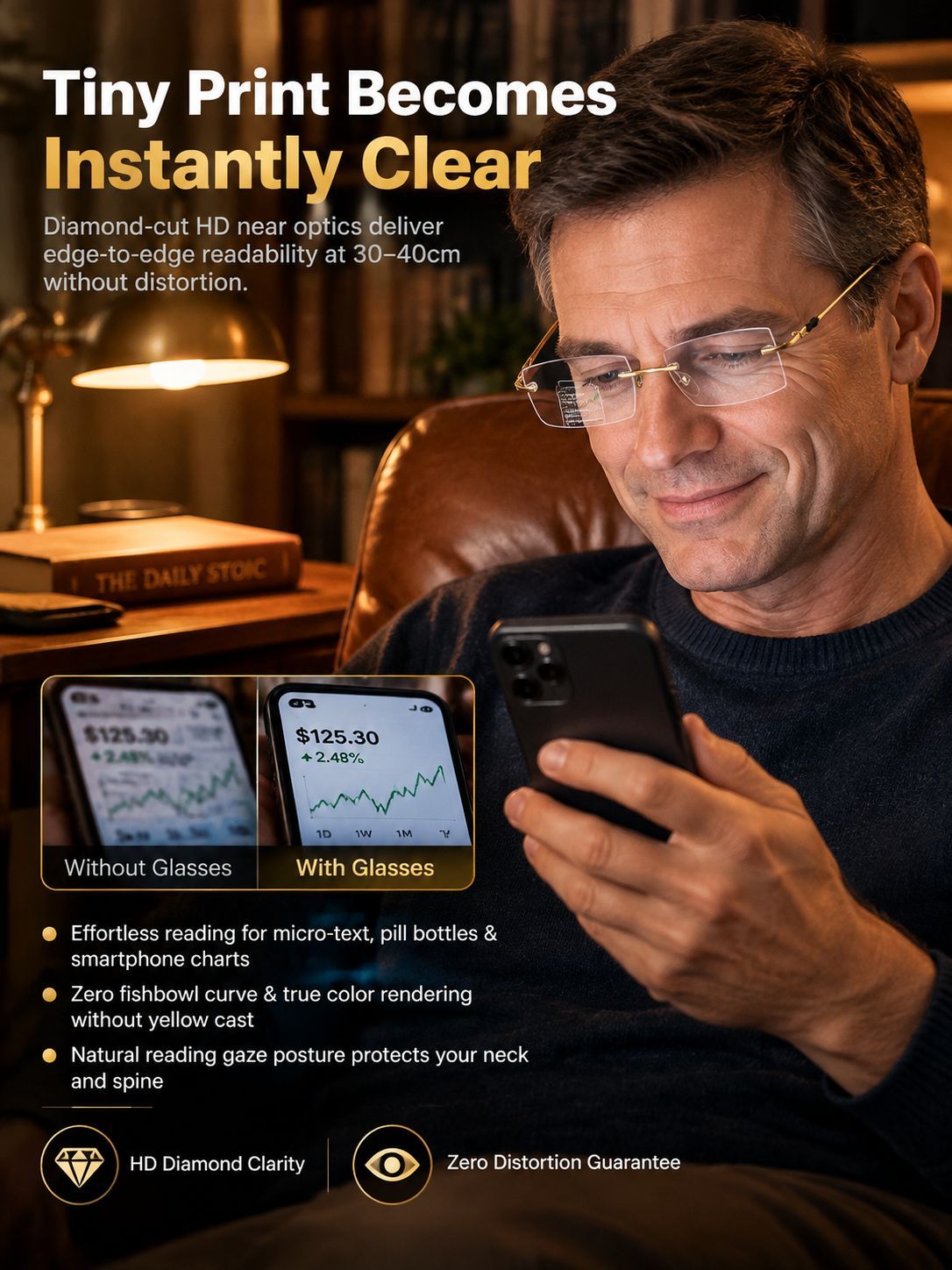 Ditch the extra pairs: Real-time, auto-focus smart glasses that adapt to your vision instantly.