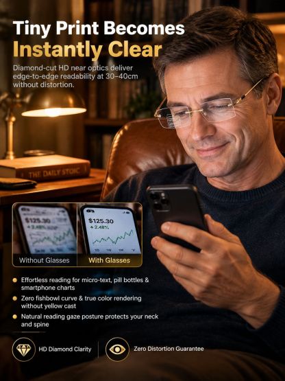 Ditch the extra pairs: Real-time, auto-focus smart glasses that adapt to your vision instantly.