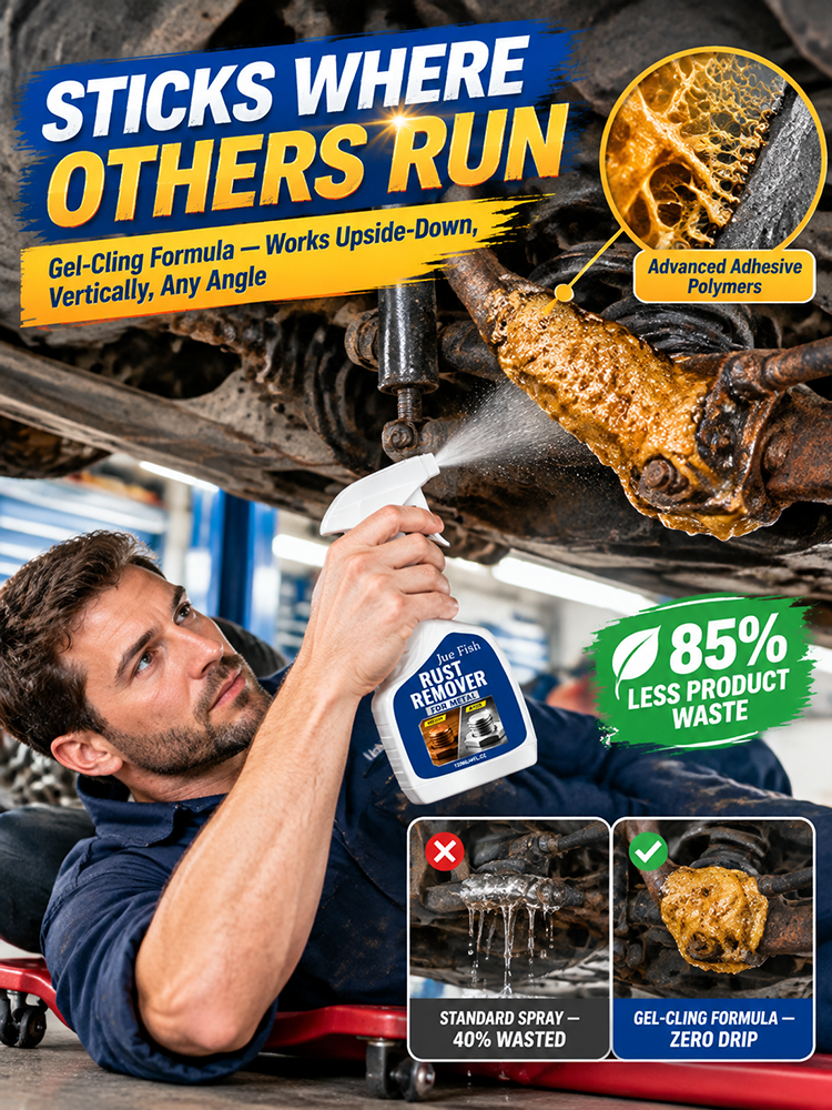 [Removes Surface Rust in 3 Seconds] Household Hardware Rust Remover and Cleaner