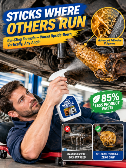 [Removes Surface Rust in 3 Seconds] Household Hardware Rust Remover and Cleaner